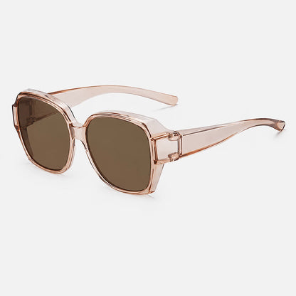 Lunettes solaires sur-lunettes
